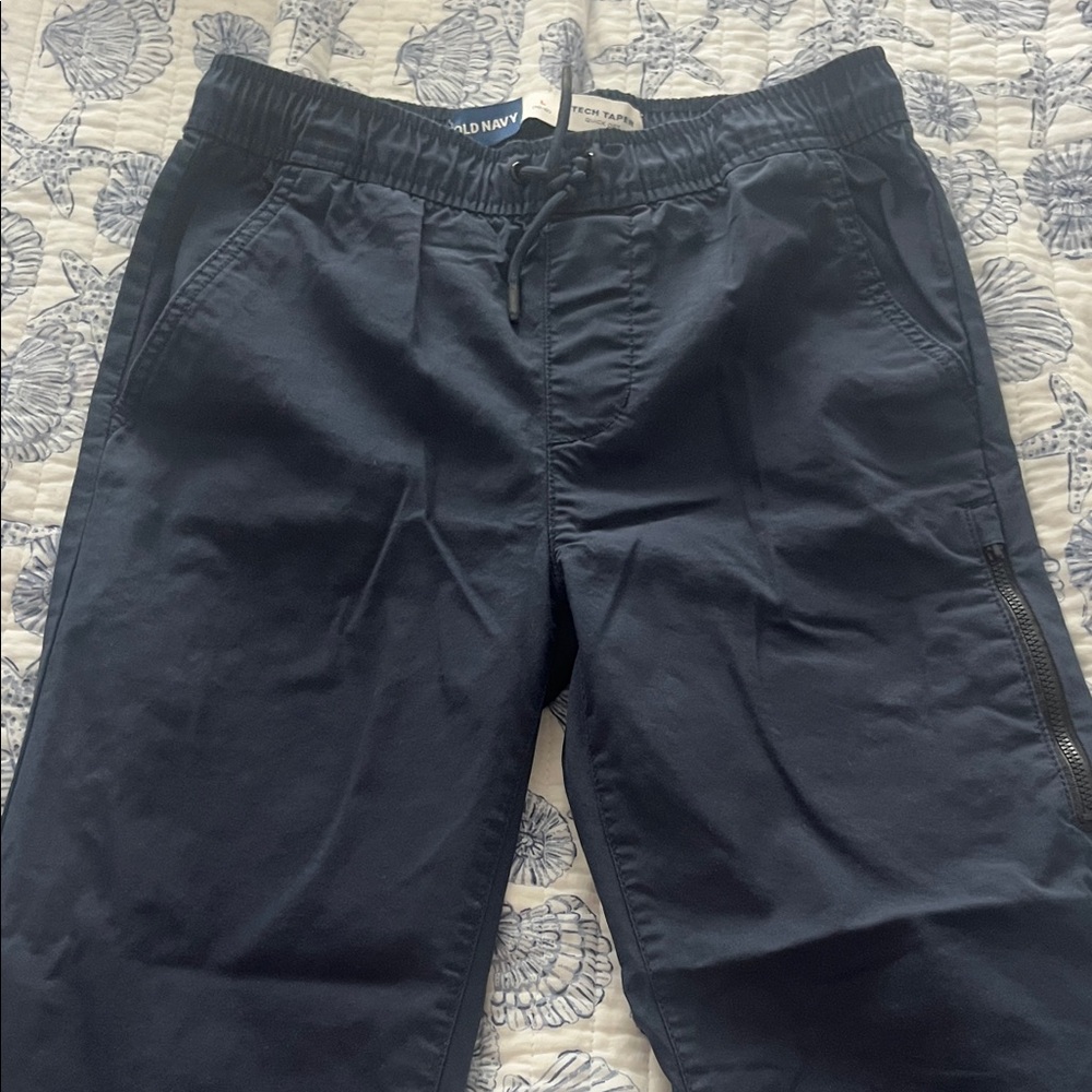 Old Navy Blue Cargo Pants Straight-Leg